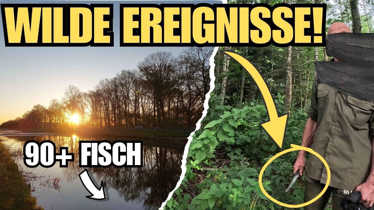 ANGELN IN HOLLAND🇳🇱 | 90+ FISCH am KANAL🎣 & WILDE MOMENTE im WALD🤯