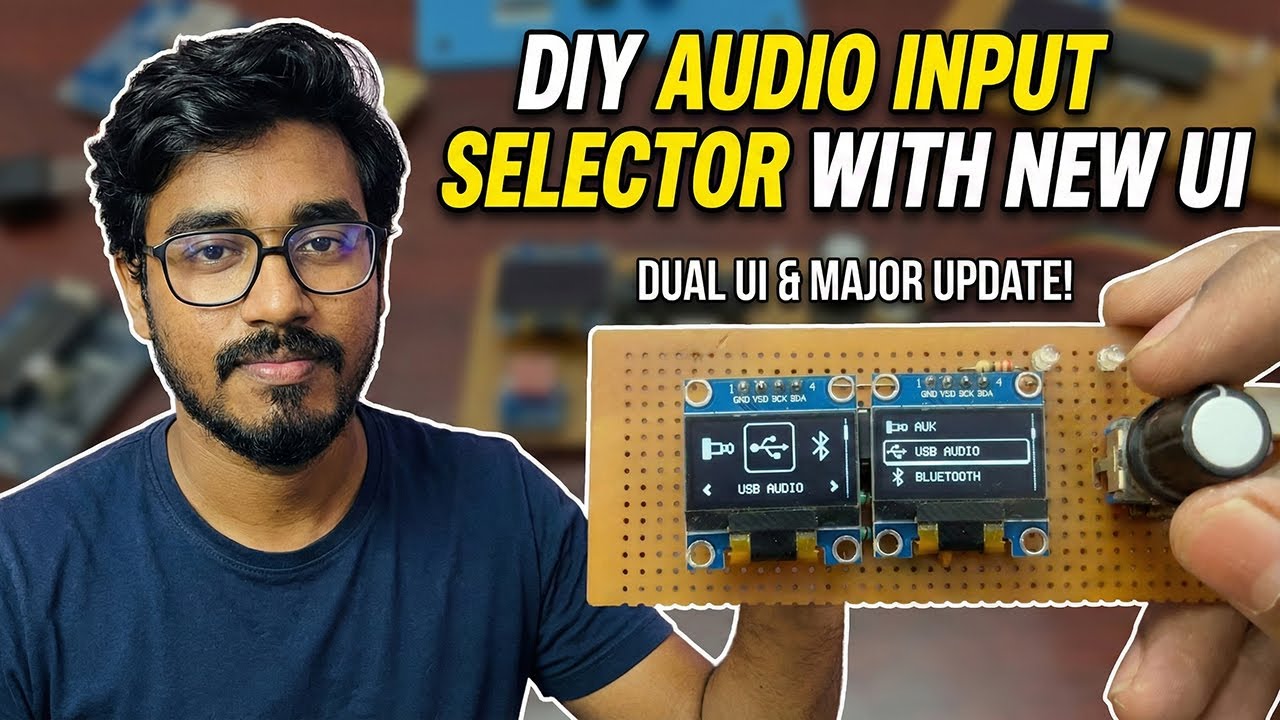 Forget Old Switches! Build this Smart OLED Audio Input Selector 🤯 | LOW COST | புதிய Update உடன் 🔥