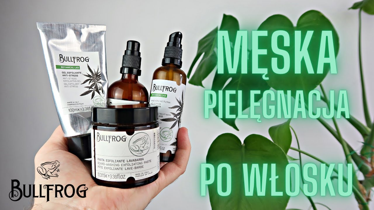 Pielęgnacja skóry twarzy i brody z marką Bullfrog | Botanical Lab | peelingi i kremy