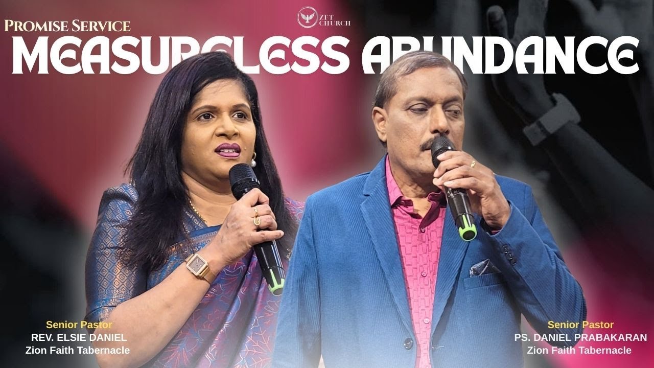 Measureless Abundance | 1st Feb 2026 Promise Message | Rev. Elsie Daniel |Ps. Daniel | 