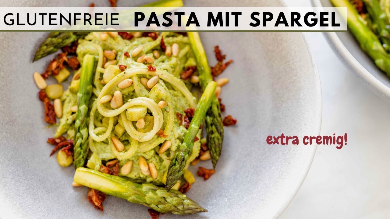 Glutenfreie Pasta mit Spargel | Extra cremig! | Spargelrezept