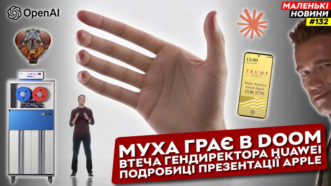 A20 Pro, ШІ скаженіє, КіберМуха, DLSS5 для всіх, Втеча з Huawei | Маленькі Новини №132