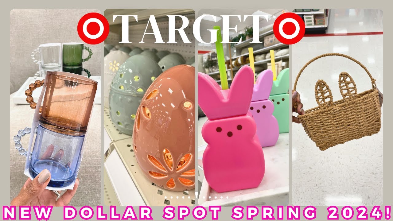 *NEW* TARGET DOLLAR SPOT | SPRING 2024 SHOP WITH ME | HOME DECOR MUST HAVES | SHOPPING VLOG