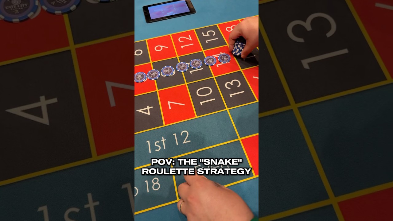 $200 &ldquo;Snake&rdquo; Roulette strategy 😳🐍