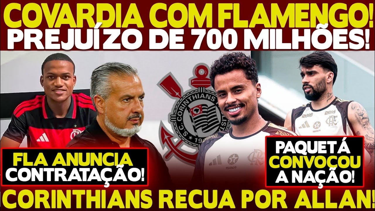 COVARDIA COM FLAMENGO! DESESPERO TOTAL! MAIS DE 700 MILHÕES! CONTRATAÇÃO DE LATERAL ESQUERDO!