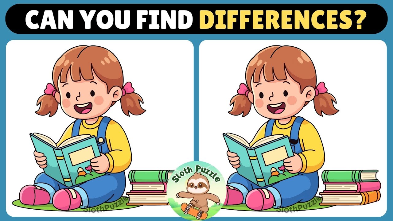 🦥 🧩 Spot 3 Differences | Test Your Sharp Eyes l EP 9 🧩