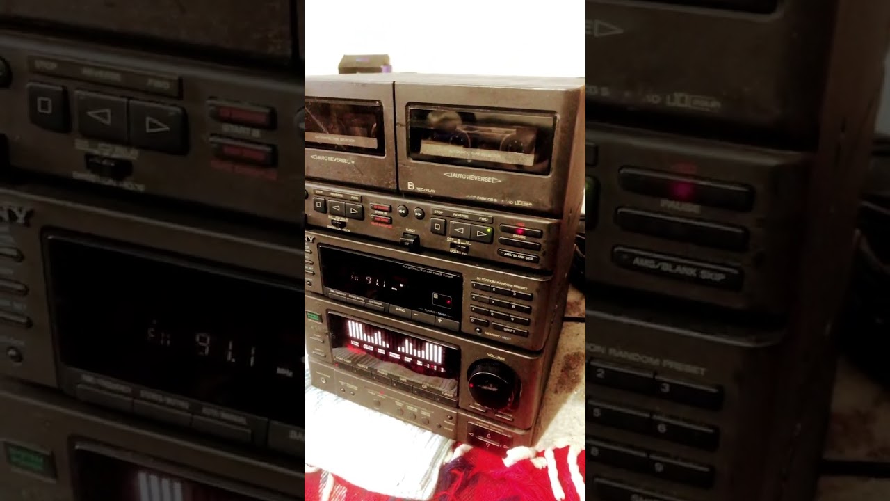 SONY MHC-5500 Mini HiFi Component System Vintage HQ Sound.