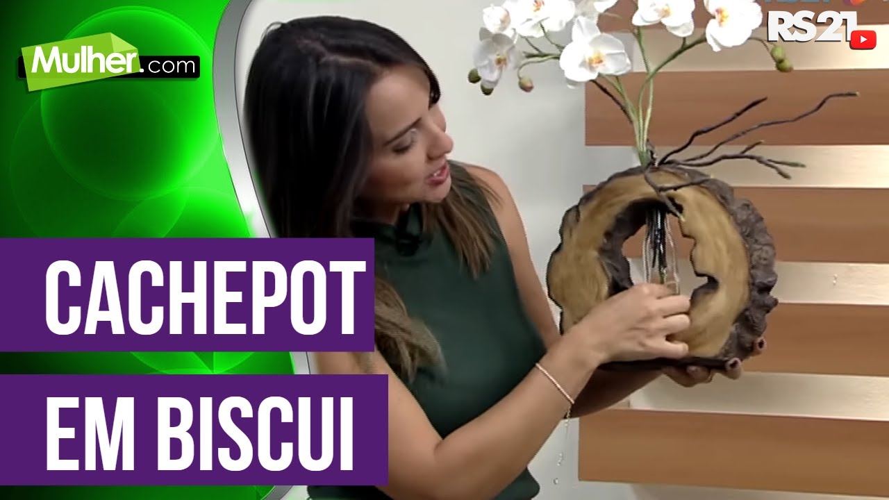 Cachepot realista em biscuit por Alessandra Assi - 15/03/2017 - Mulher.com P1