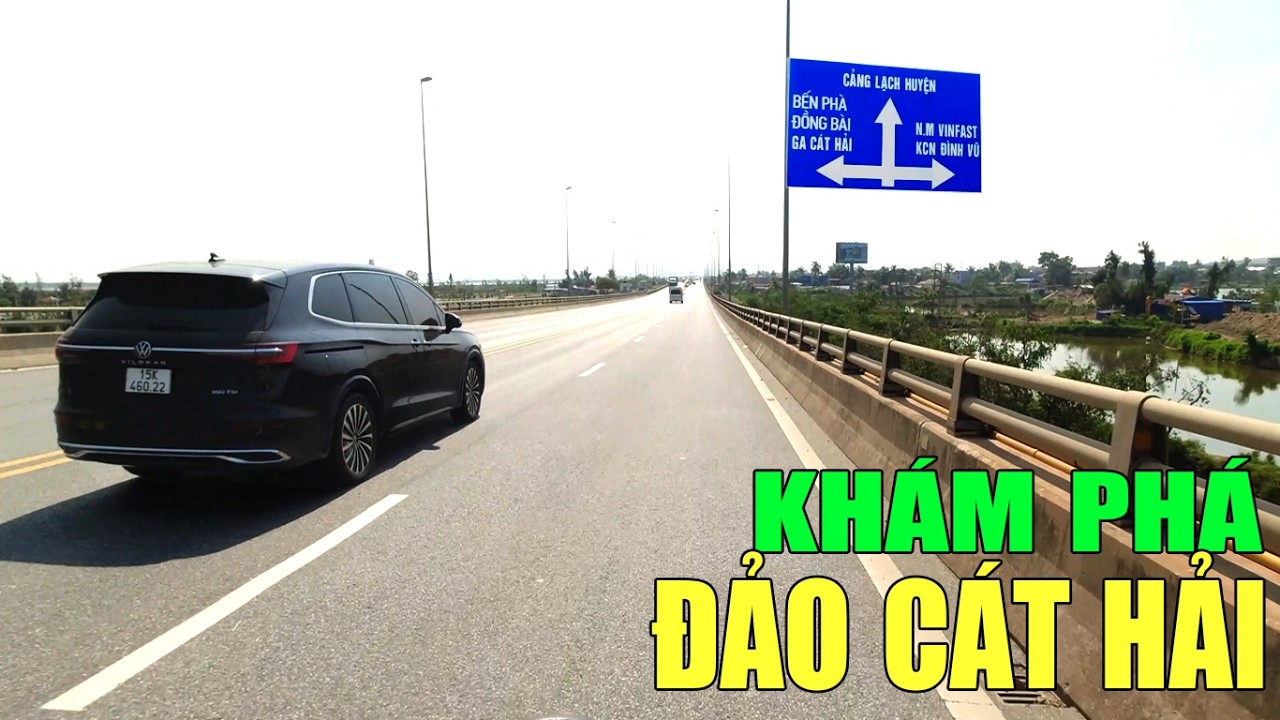 Chạy xe máy qua cầu Đình Vũ khám phá đảo Cát Hải – Ngỡ ngàng vì quá phát triển!
