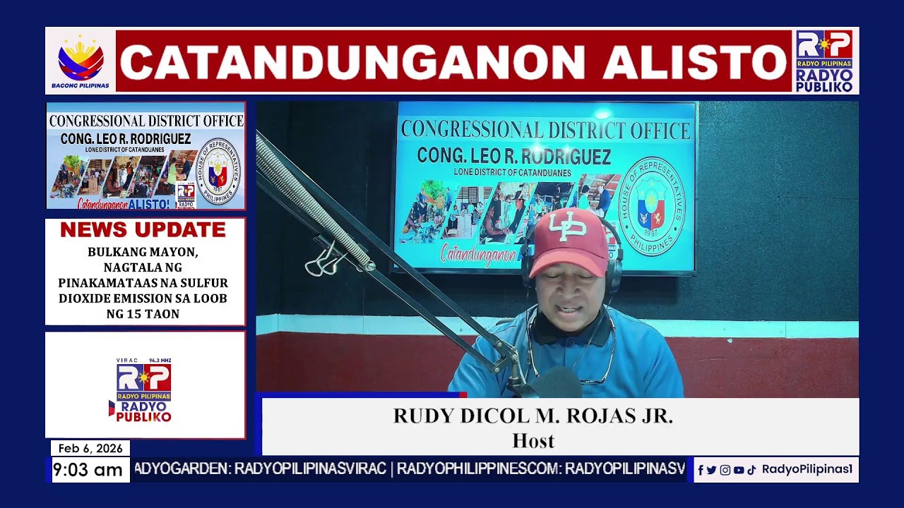 CATANDUNGANON ALISTO | FEBRUARY 6, 2026