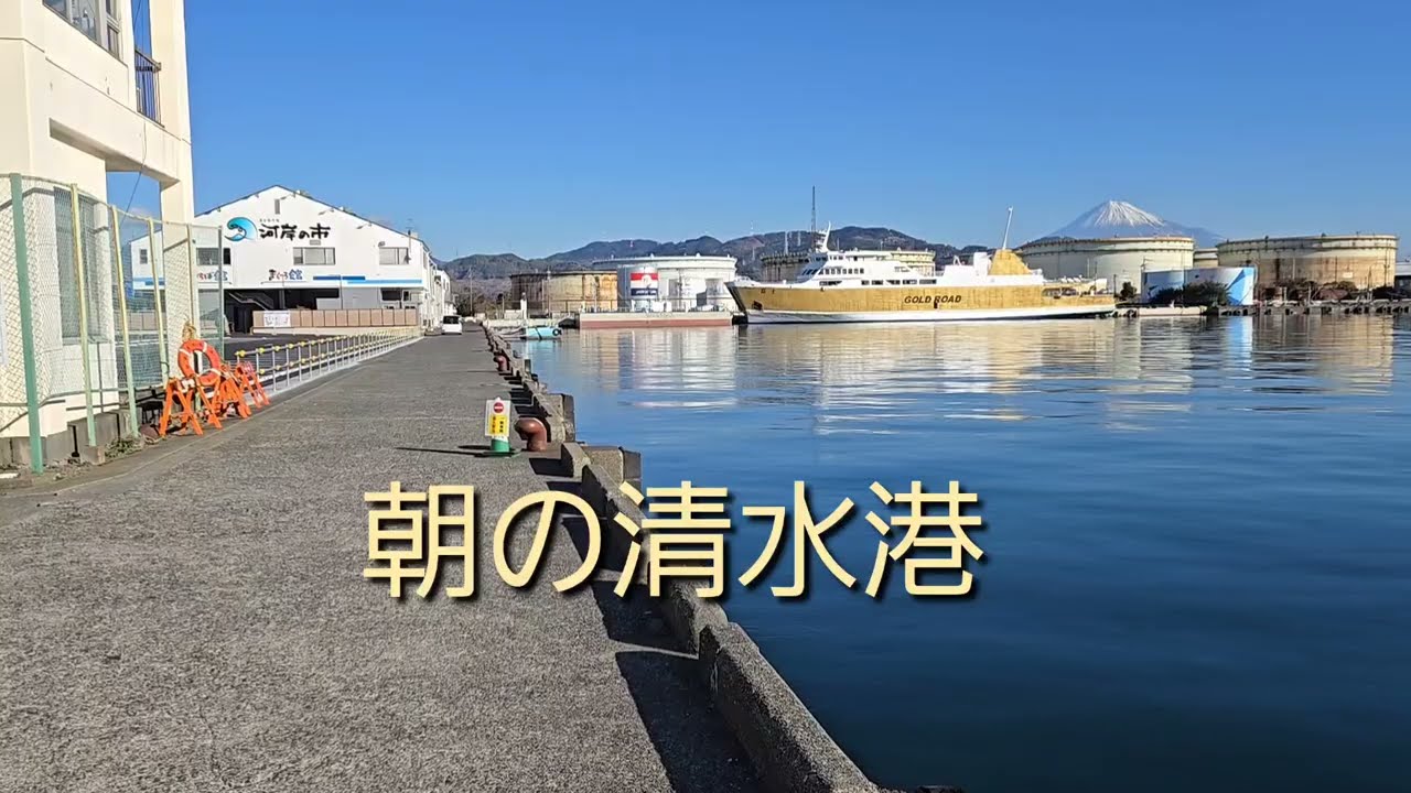 朝の清水港　2026.2.1撮影