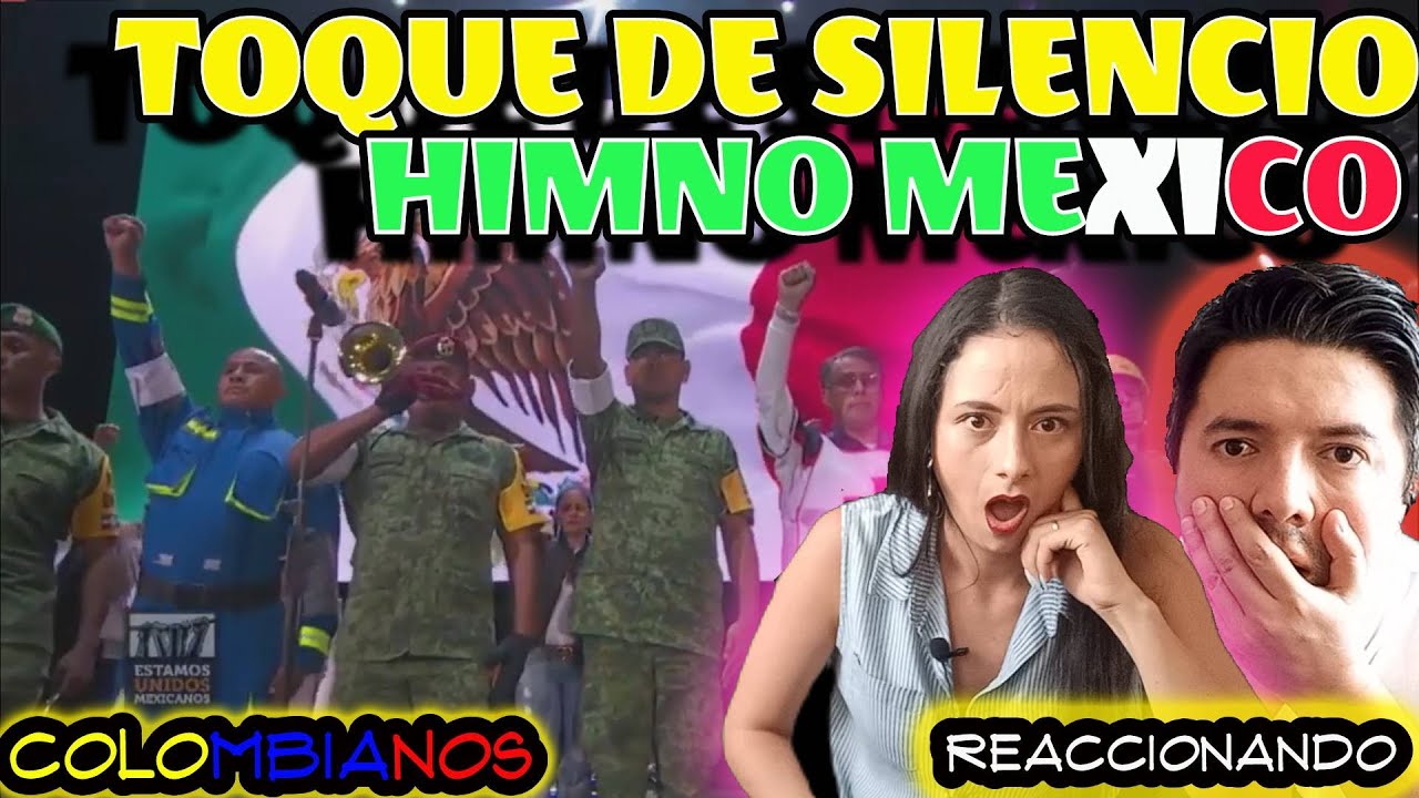 Reacción al | Toque de Silencio - Himno Nacional Mexicano 🇲🇽 | **Una LOCURA** Y eso nos ENCANTA 🥰