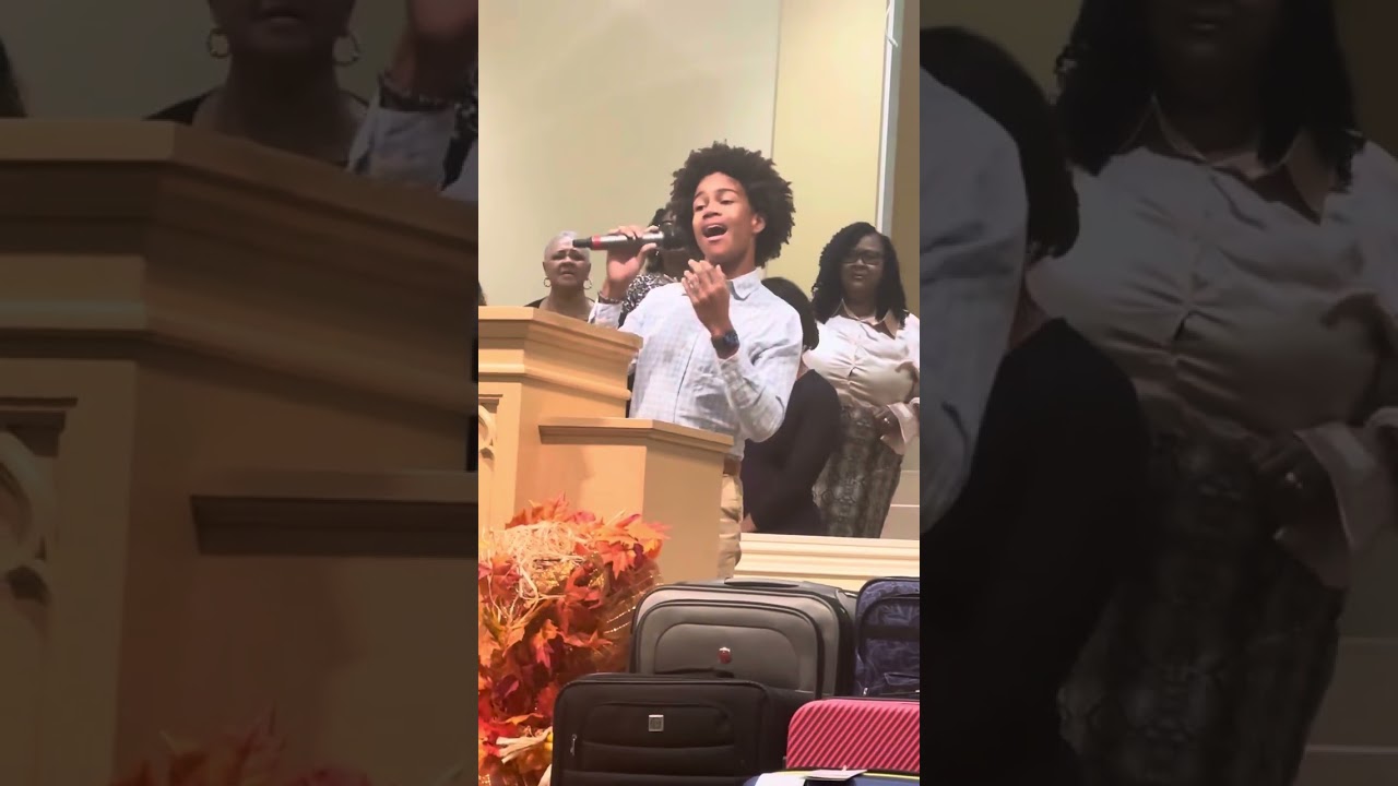 Landon Carter-Price sings “God Is” by James Cleveland