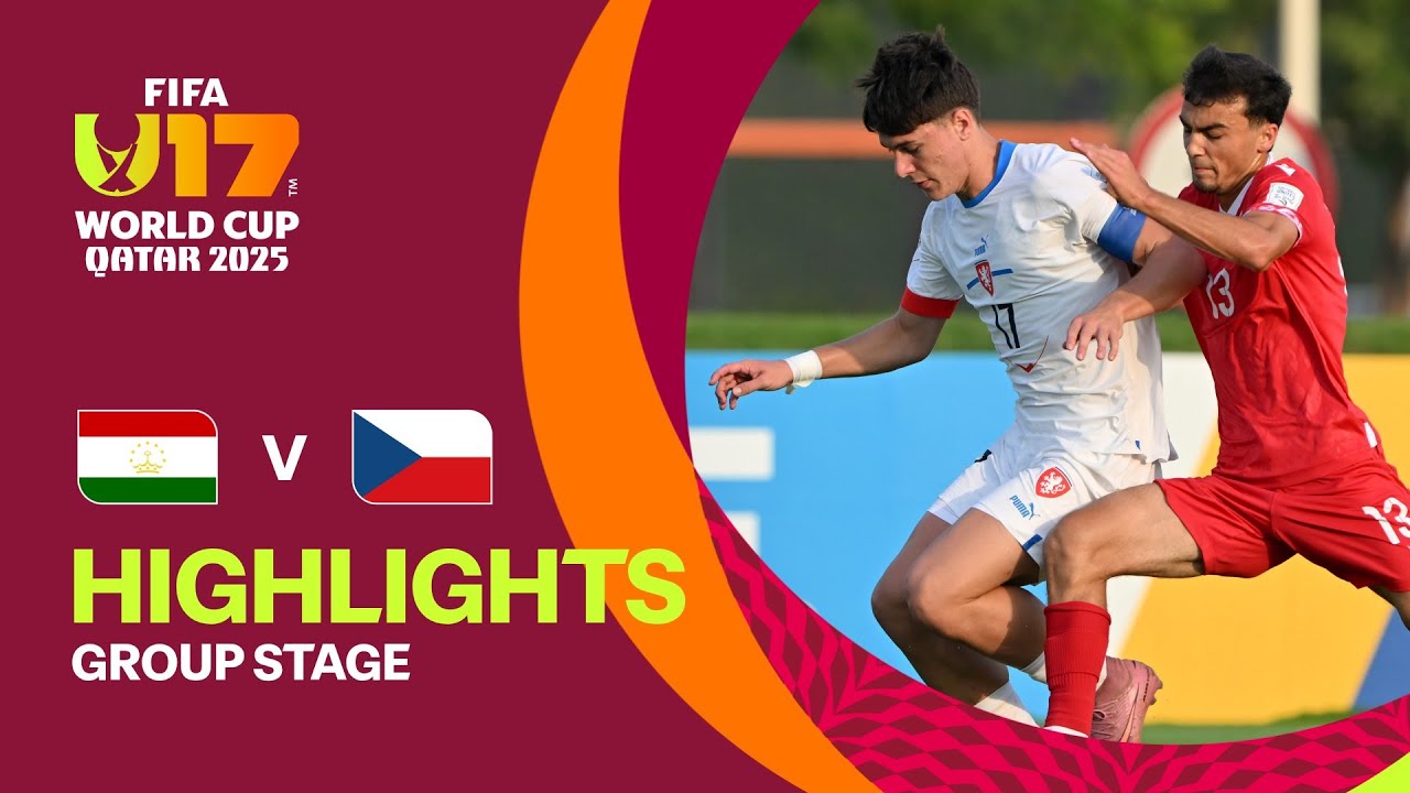 Tajikistan vs Czechia Highlights | FIFA U-17 World Cup Qatar 2025