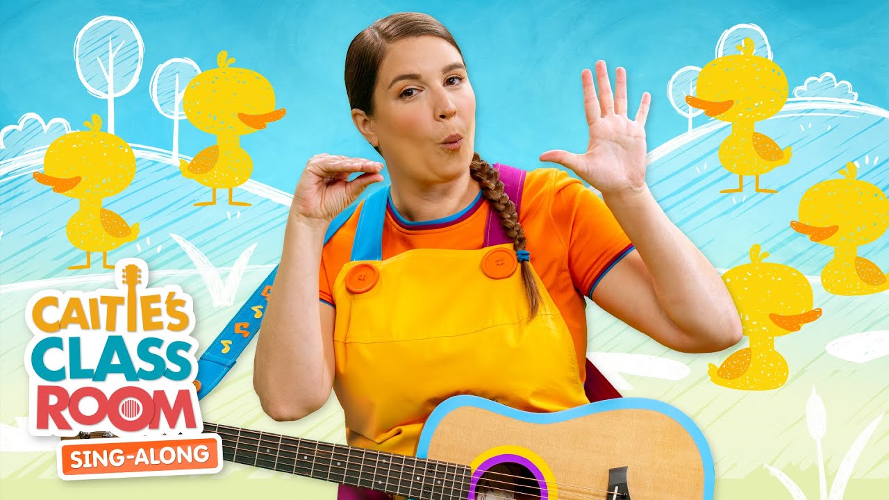 Five Little Ducks  | Caitie's Classroom Sing-Along | Song Single