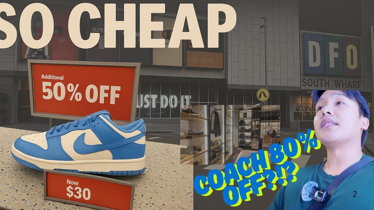 INSANE Deals at DFO South Wharf Melbourne! 🔥 Shopping Vlog & Steals!