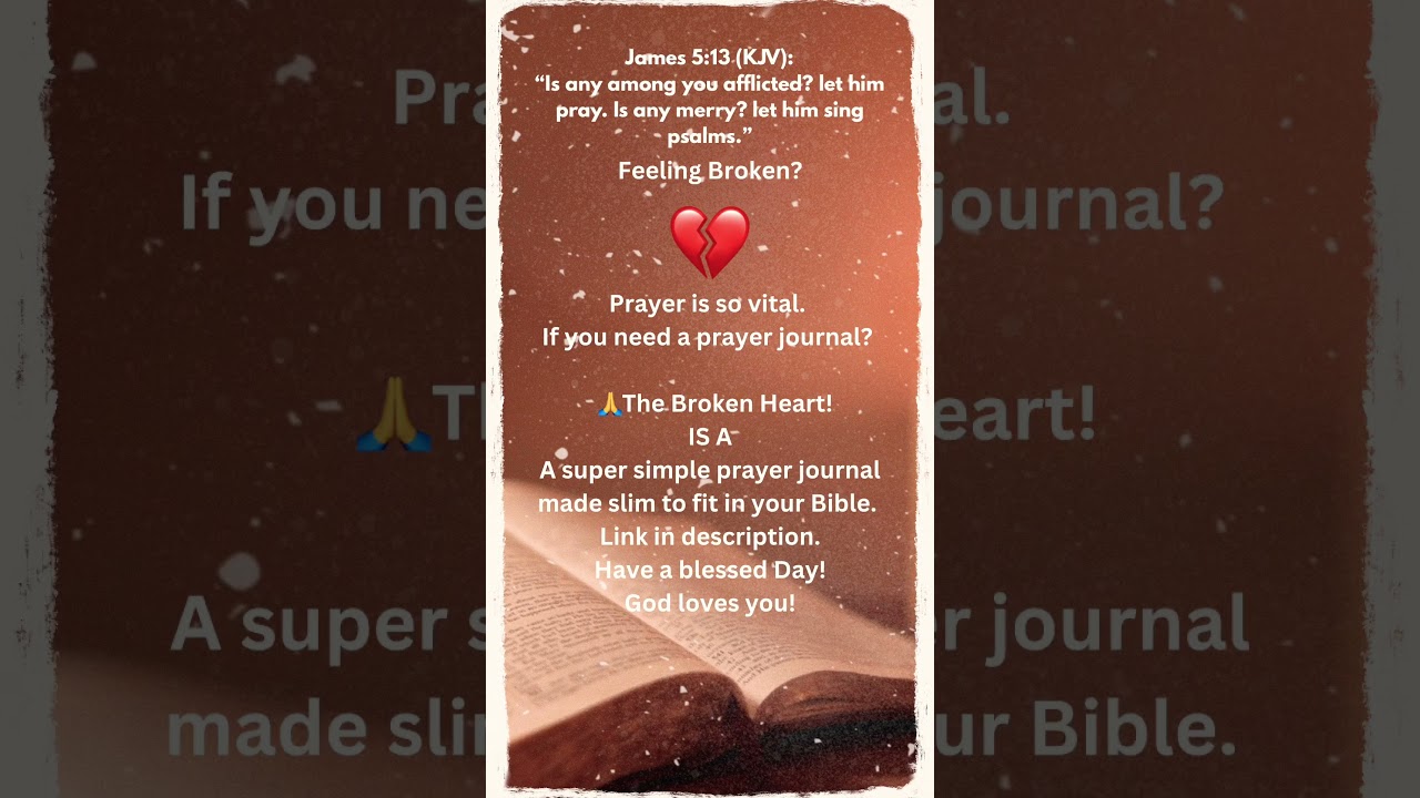 Prayer Journal for the brokenhearted 💔 #prayer #prayerjournal #brokenheart #christiangrowth