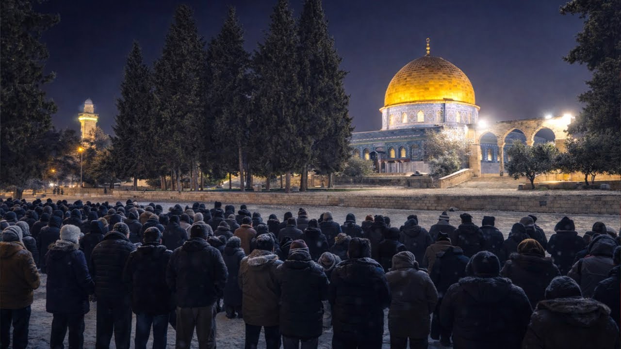 Heart Melting Fajr Adhan from Al Aqsa Mosque