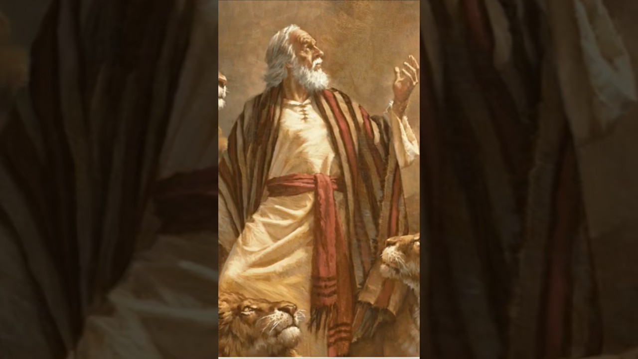 Daniel in the Lion's Den #shorts #youtubeshorts #music #song #prayer #prophet #lion #god #angel #sub