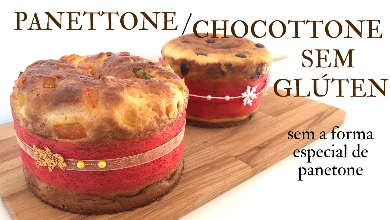Como fazer panetone sem gluten.