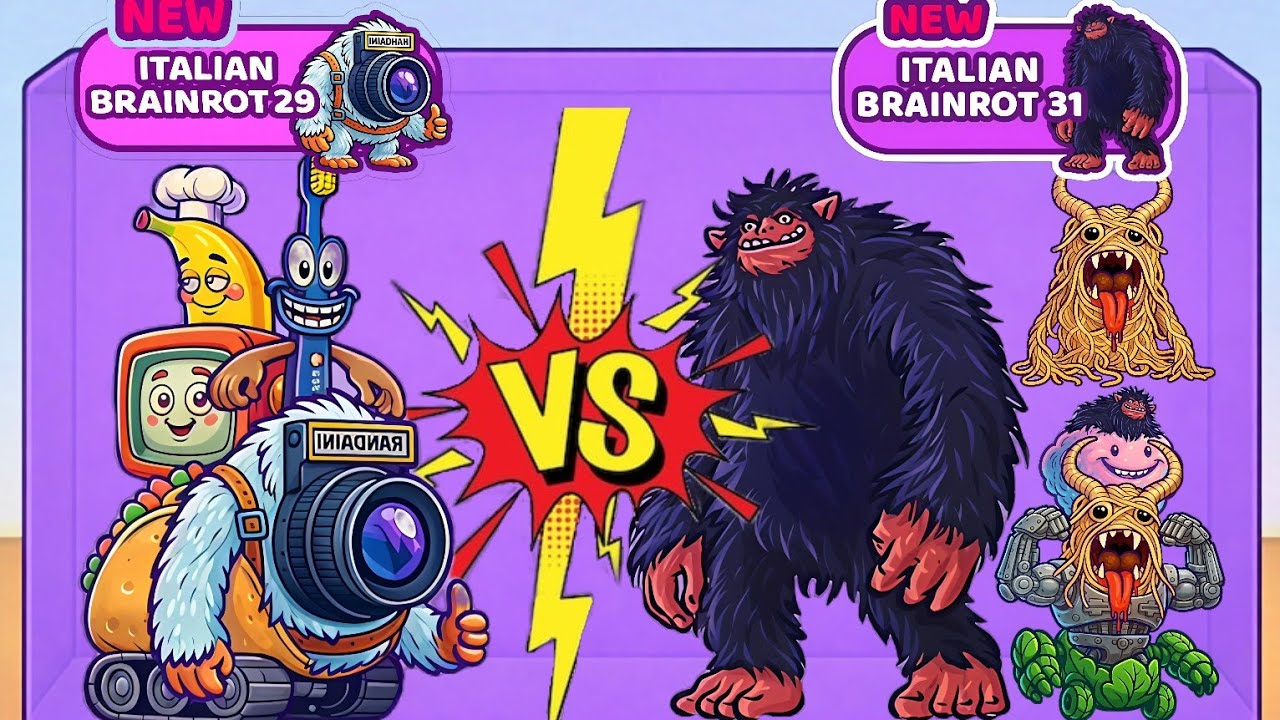 Merge fellas italian brainrot 29 🆚 italian brainrot 31 GAMEPLAY IN JUST 2 MINTS 🔥