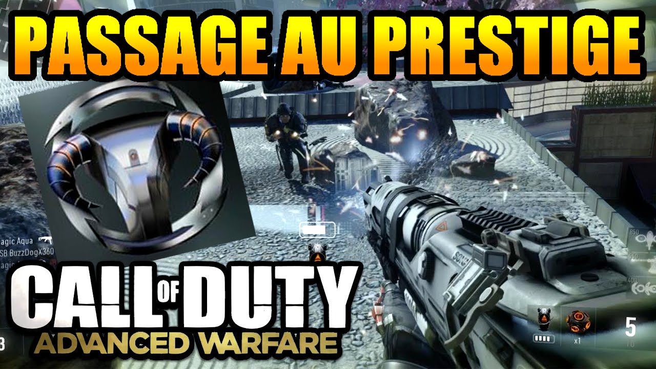 Advanced Warfare : Passage au prestige 4 en live