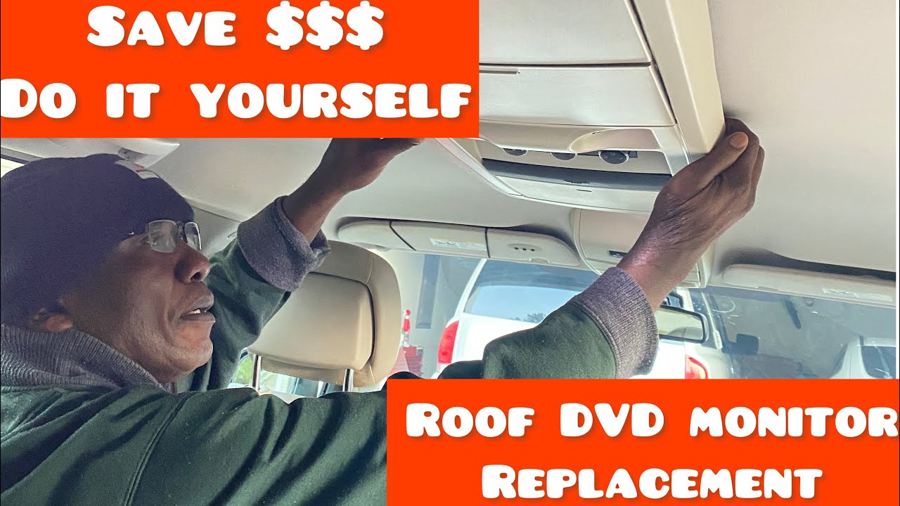 How To Remove and Reinstall Roof DVD Player - Chrysler Town and Country