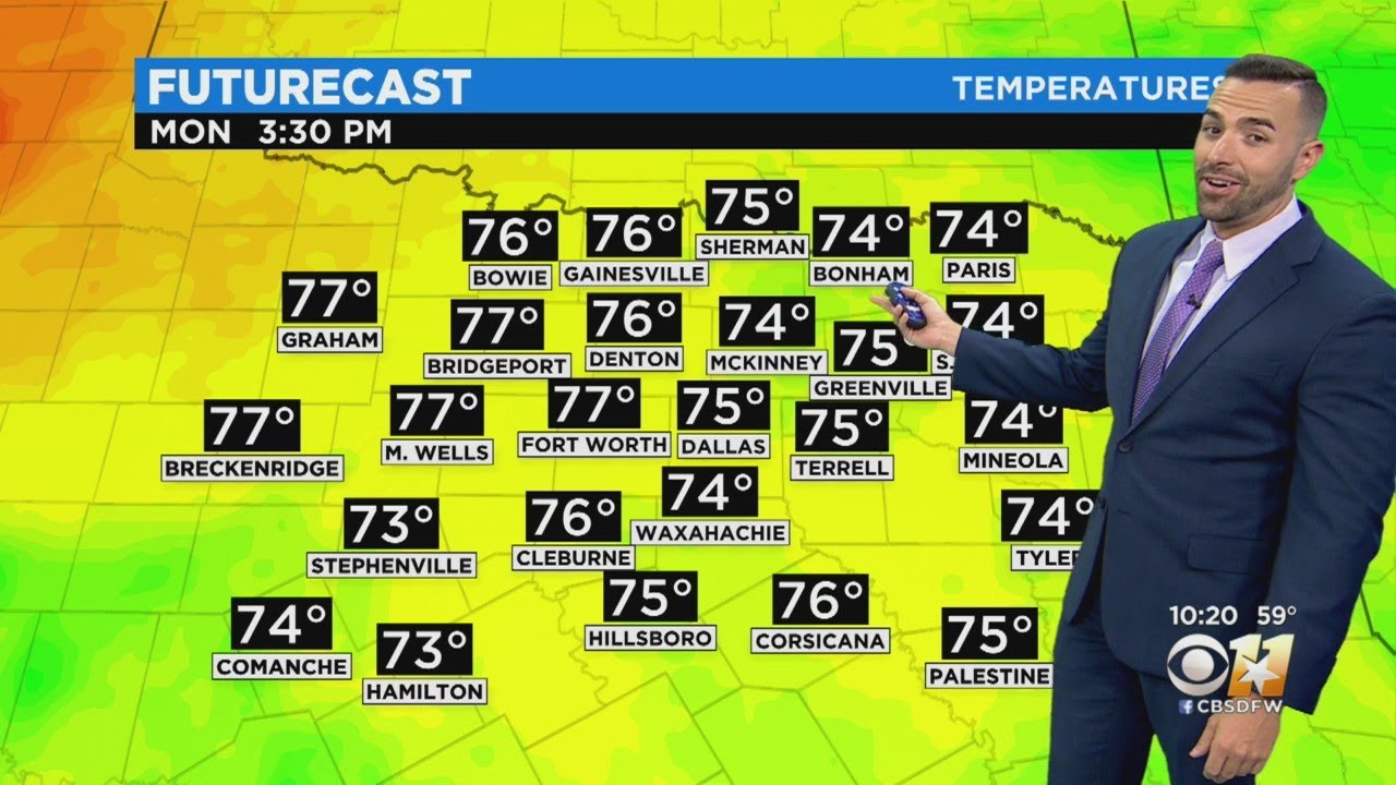 CBS 11 Weekend Weather Update With Blake Mathews