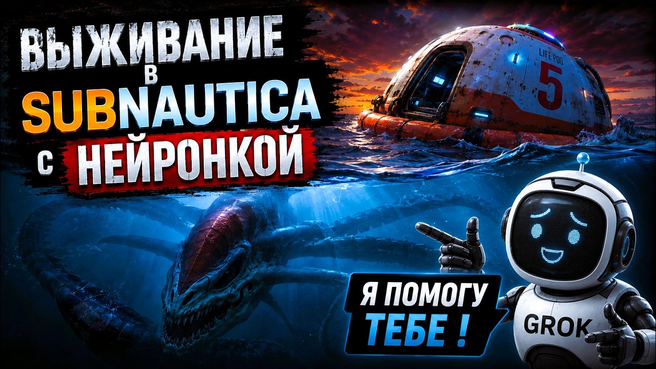 СМОЖЕТ ЛИ GROK ПОМОЧЬ В SUBNAUTICA? ИЩЕМ АЛМАЗЫ💎