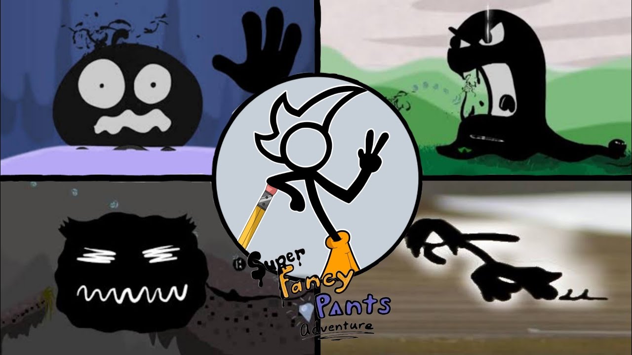 Super Fancy Pants | All Bosses + Ending Scene
