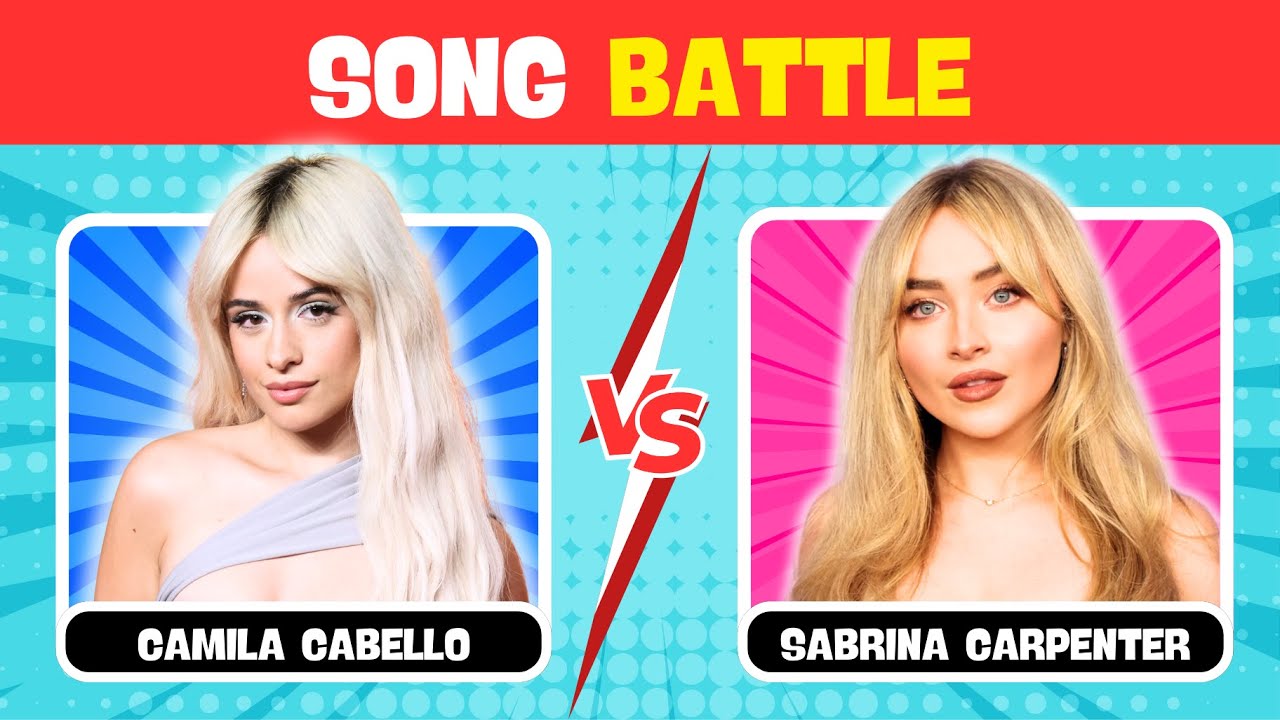 SONG BATTLE (Camila Cabello Vs. Sabrina Carpenter) | We Quiz!