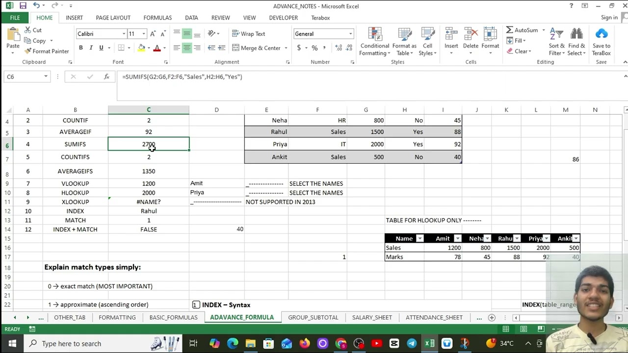 ADVANCE EXCEL LEC 9