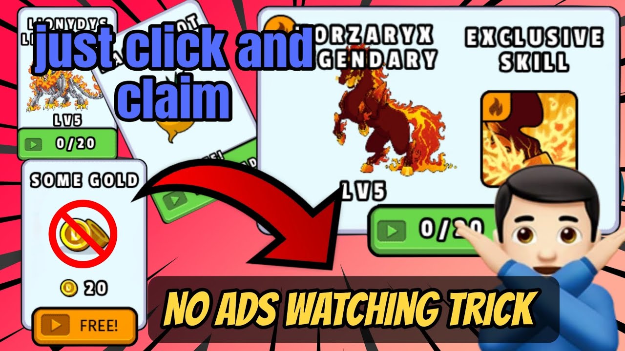 dynamons world no ADS watching item claim trick.dynamons world how to remove online arena bot system