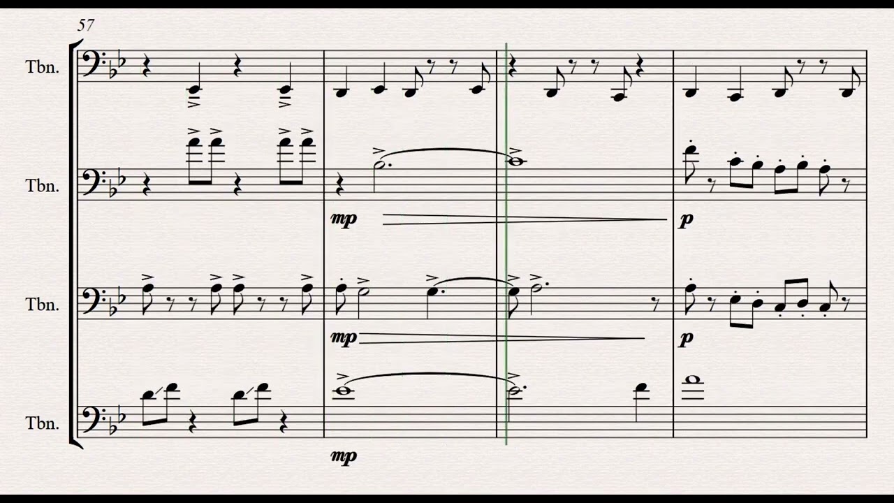 Trombone quartet No.O1    BY CHYM