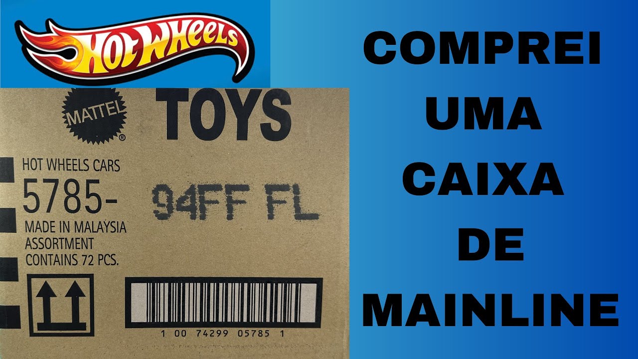 VALE A PENA COMPRAR UMA CAIXA DE MAINLINE HOT WHEELS? Descubra nesse vídeo.