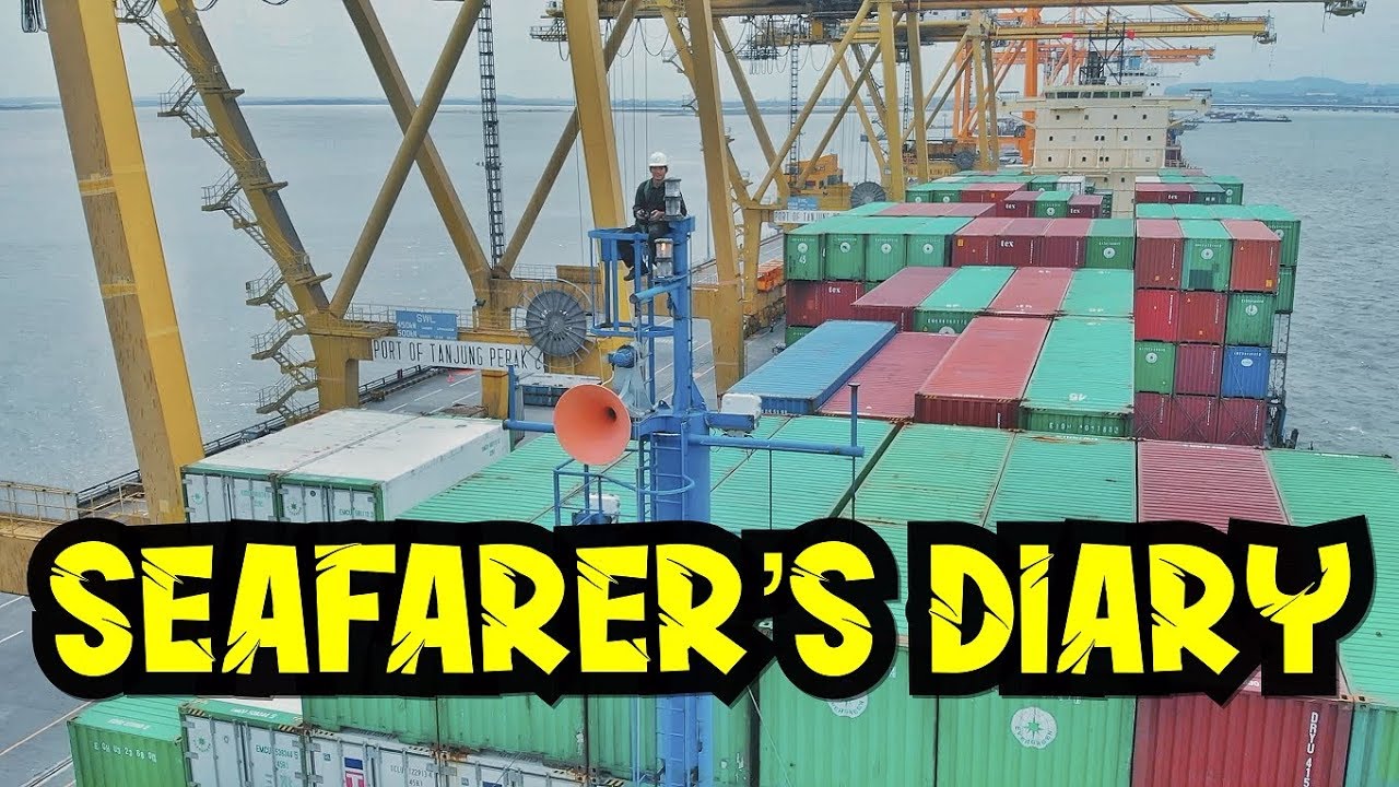 Seafarer's Diary 01 - Marine Electrician Changing Lamp Aloft