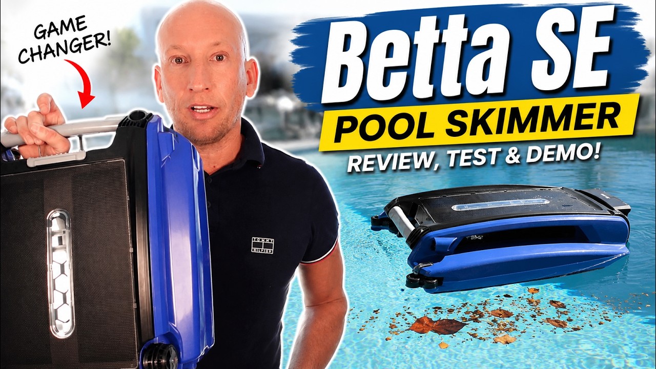 Betta SE Solar Pool Skimmer Review &mdash; I Let It Live in My Pool for Weeks | The Only Cleaner You Need?