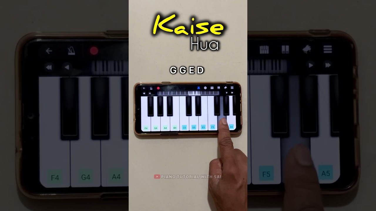 Kaise Hua | Easy Piano Tutorial | Kabir Singh
