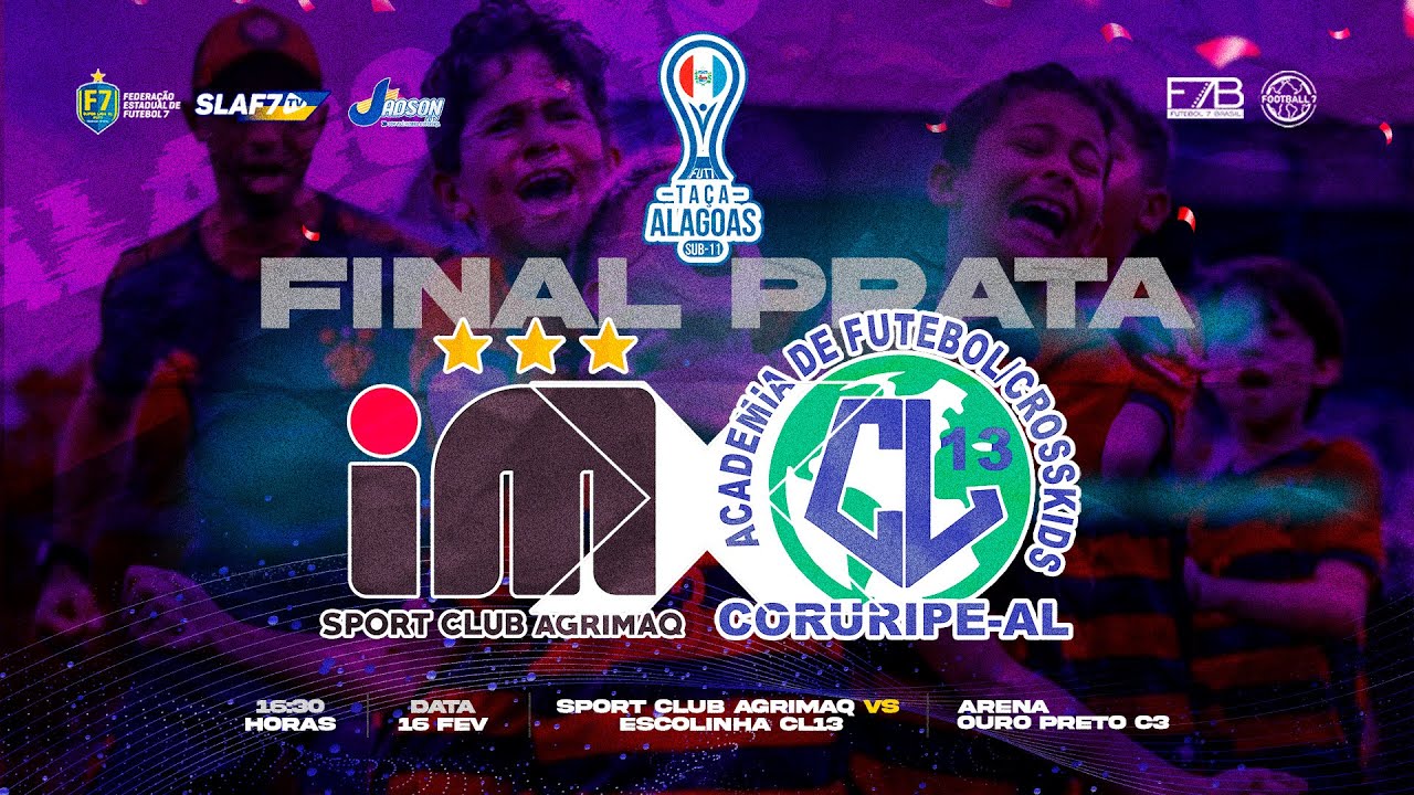 🏆SUPER TAÇA ALAGOAS DE BASE 2025 | AGRIIMAQ X ESCOLINHA CL13 - FINAL PRATA SUB 11