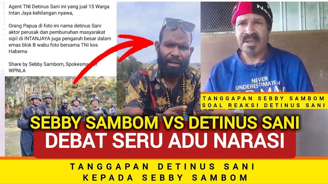 Debat Seru Adu Narasi❗ Sebby Sambom vs Detinus Sani ❓ #Soanggama