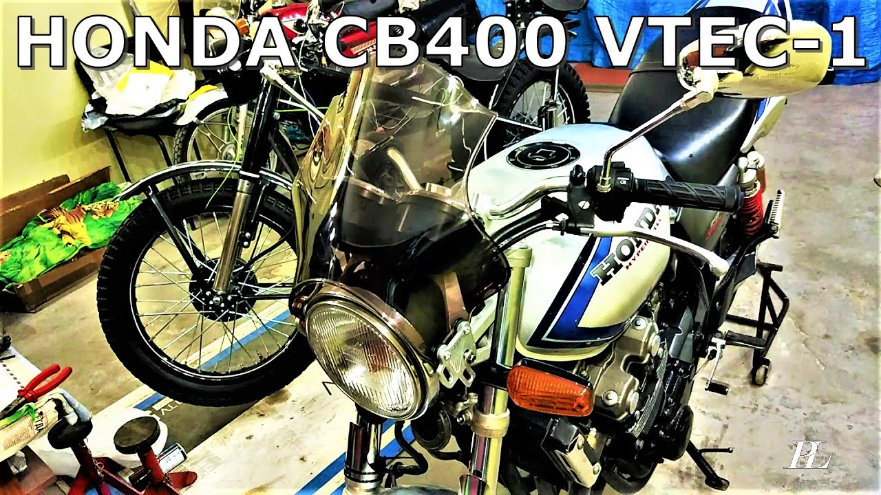 HONDA CB400 VTEC-1 установка ветрового стекла с Aliexpress