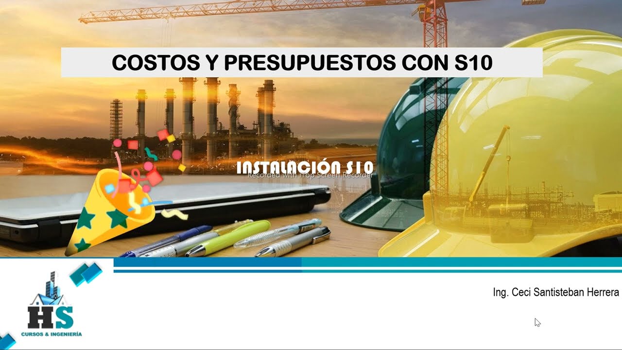 INTALACIÓN DE S10 COSTOS Y PRESUPUESTOS SIN ERRORES EN W10, W11 (2023)