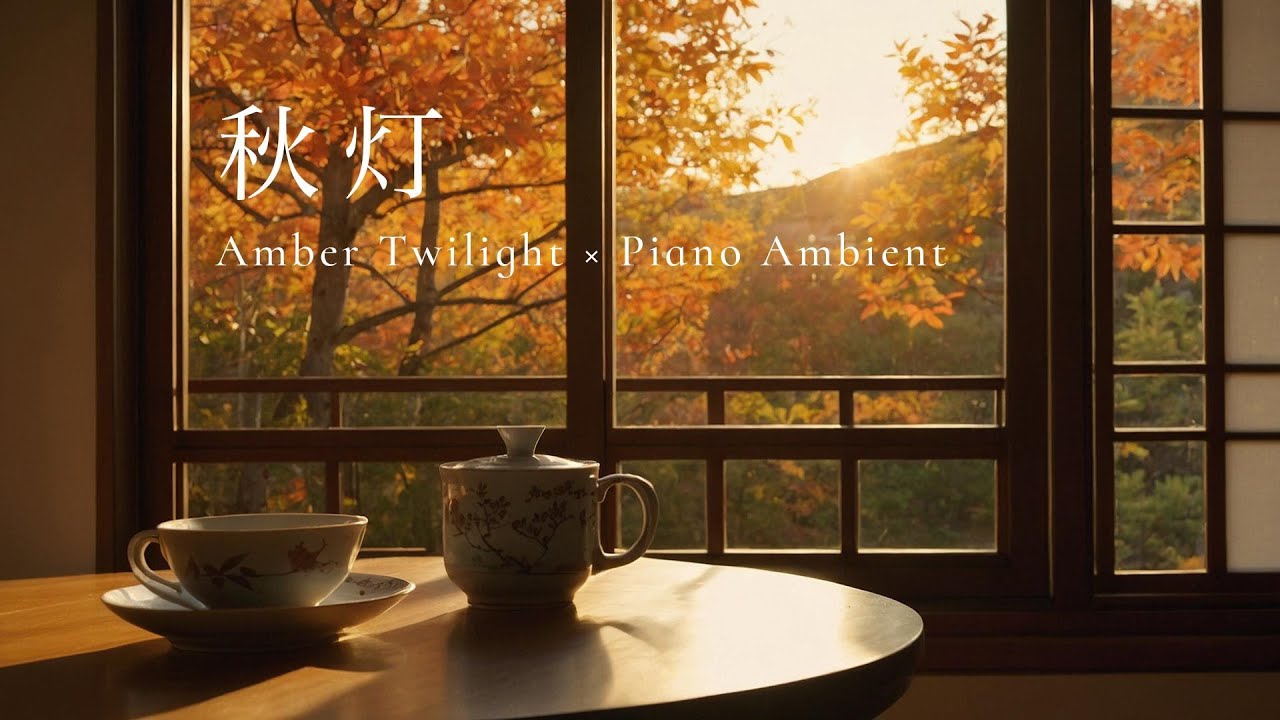 秋灯 – Amber Twilight | Piano Ambient for Relaxation and Evening Calm