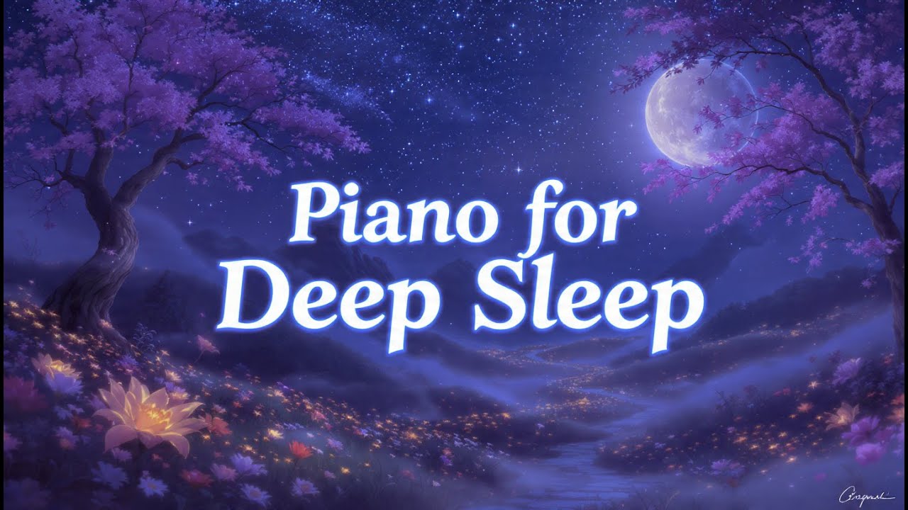 Gentle Snowfall Whispers: A Night of Sleepy Piano for Peaceful Mind ❄️