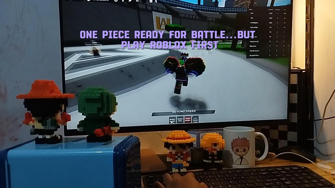 One Piece Crew play roblox to prepare next battle