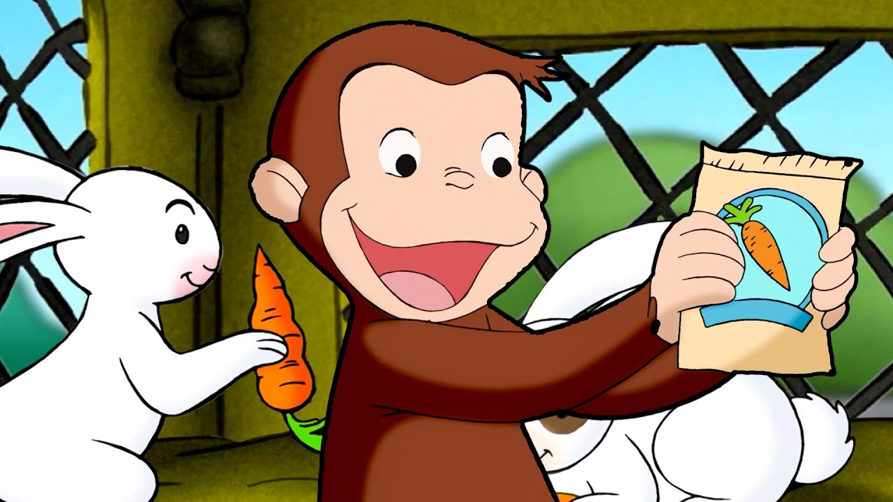The Big Perfect Carrot! 🐵 Curious George | Animal Friends