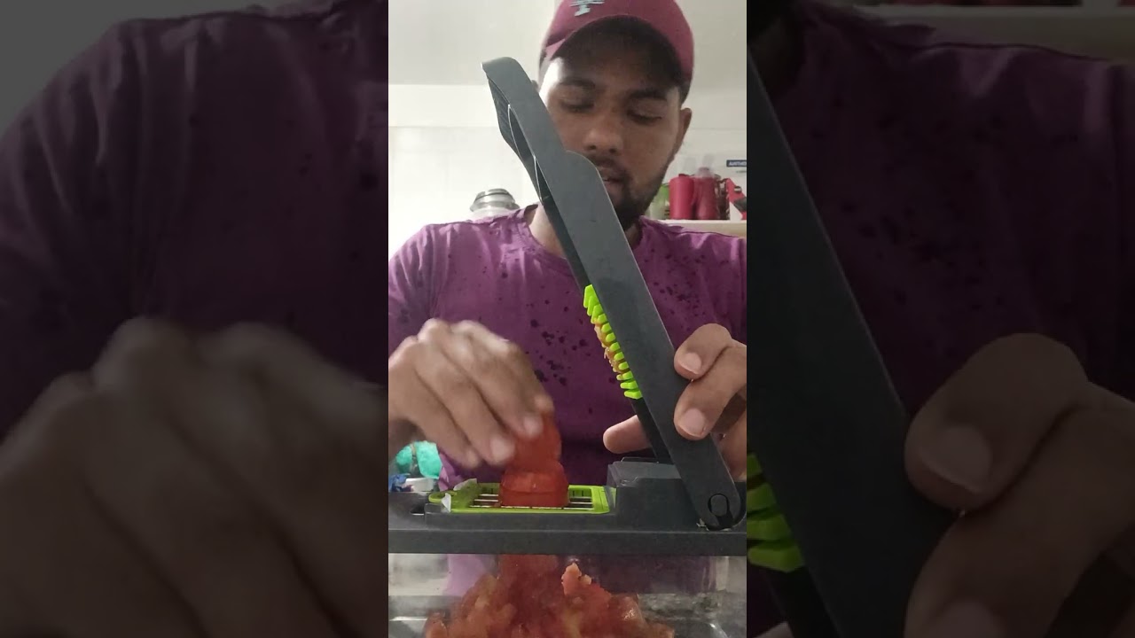 Como usar cortador de verduras veggie slicer da forma correta, (ensinando a consertar desfeitos)