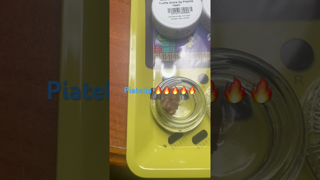 Piatella Hash from Sunburn Dispensary in FL.