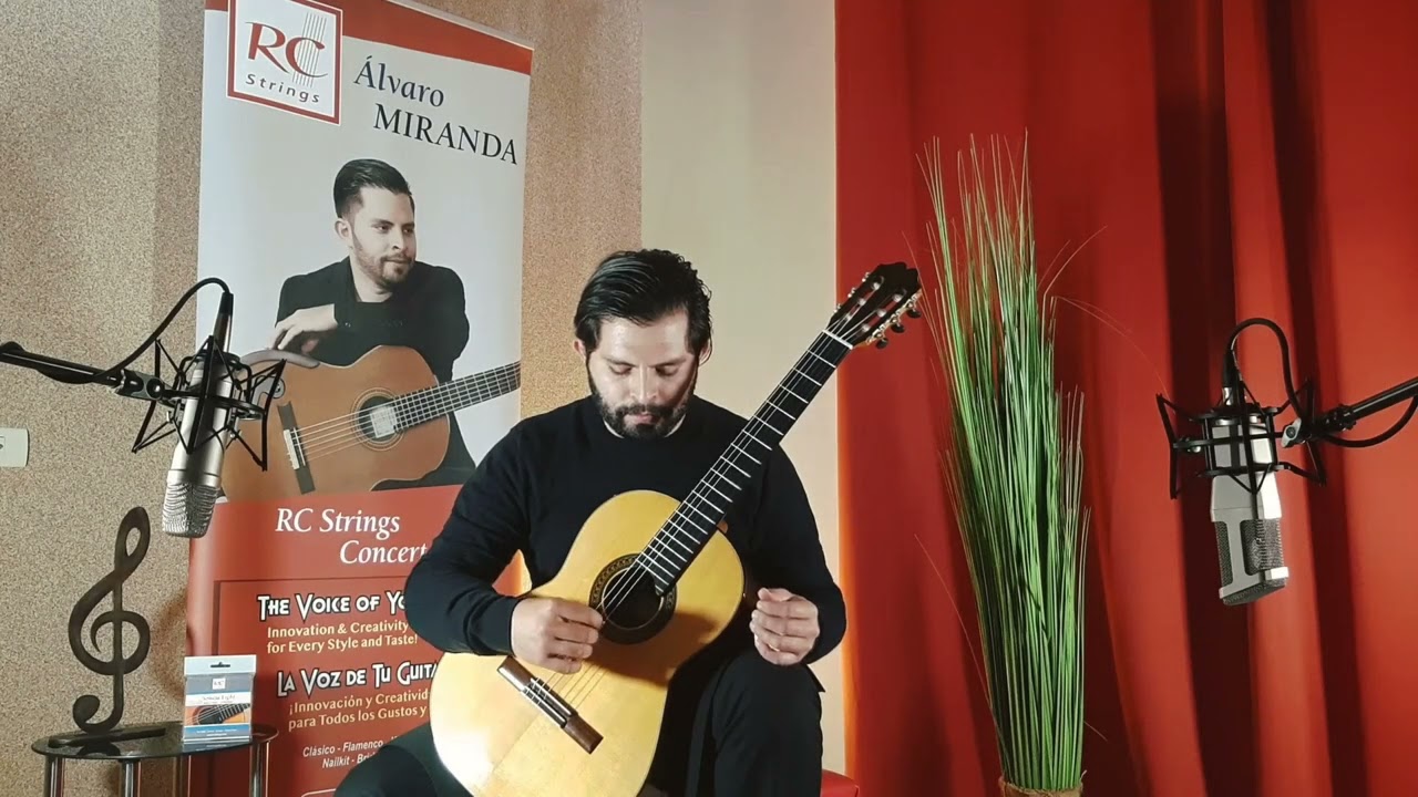 ÁLVARO MIRANDA: Classical Guitar Concert. RC Strings Artists Guitar Concert Series