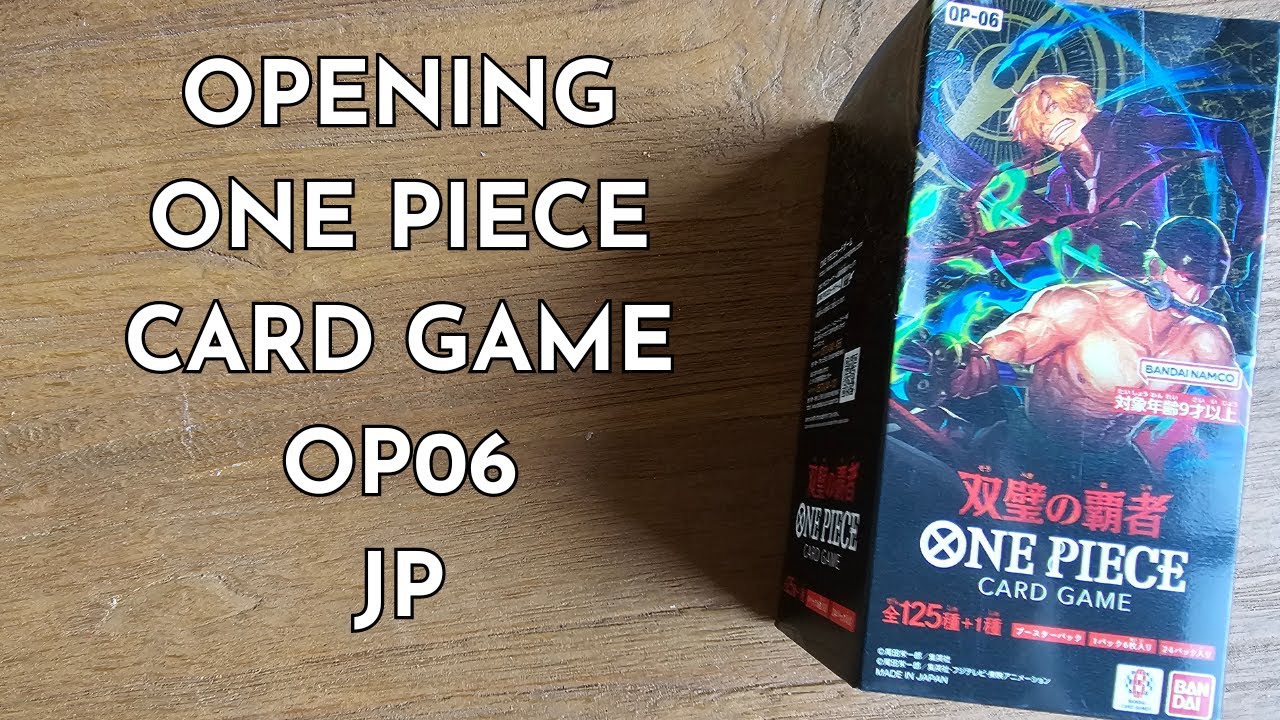 Où sont les cartes rares ? - ONE PIECE CARD GAME OP06 JAP